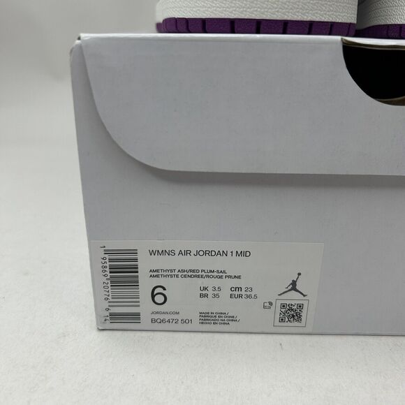 Nike Shoes Air Jordan 1 Retro Mid WMNS “Magenta” 2023 - Picture 5 of 5